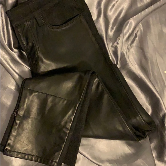 Prada leather/denim jeans - Picture 5 of 5